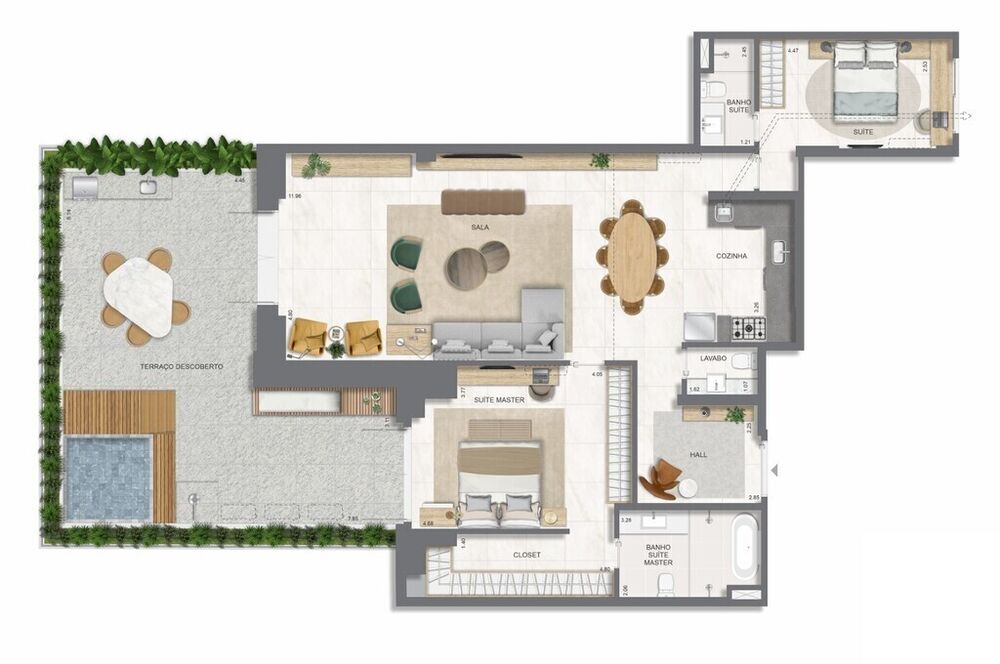 Apartamento, 4 quartos, 214 m² - Foto 69