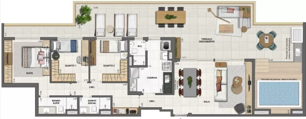 Apartamento, 3 quartos, 139 m² - Foto 67