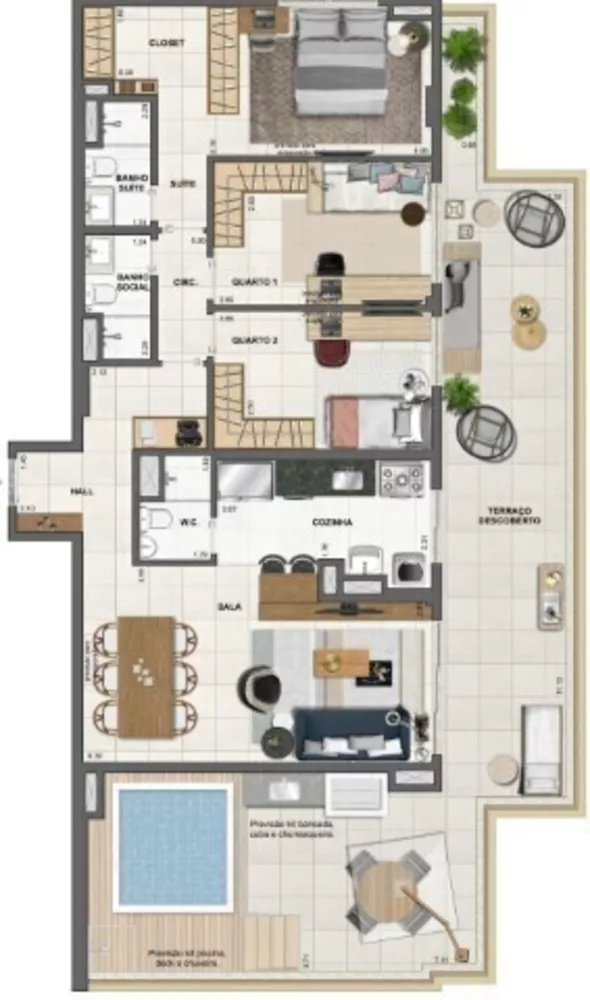 Apartamento, 3 quartos, 139 m² - Foto 66
