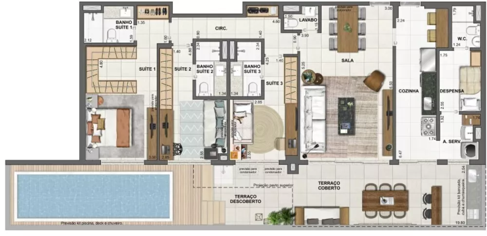 Apartamento, 3 quartos, 139 m² - Foto 47