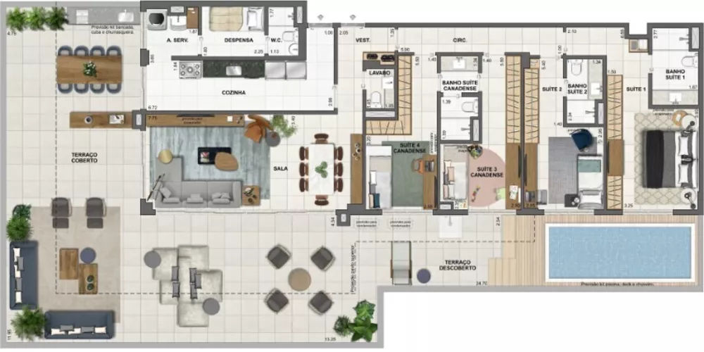 Apartamento, 3 quartos, 139 m² - Foto 44