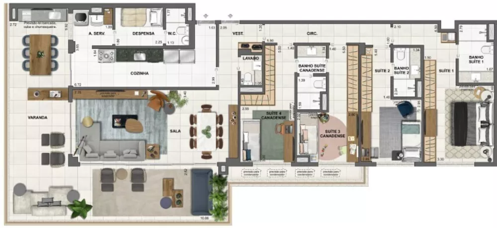 Apartamento, 3 quartos, 139 m² - Foto 42