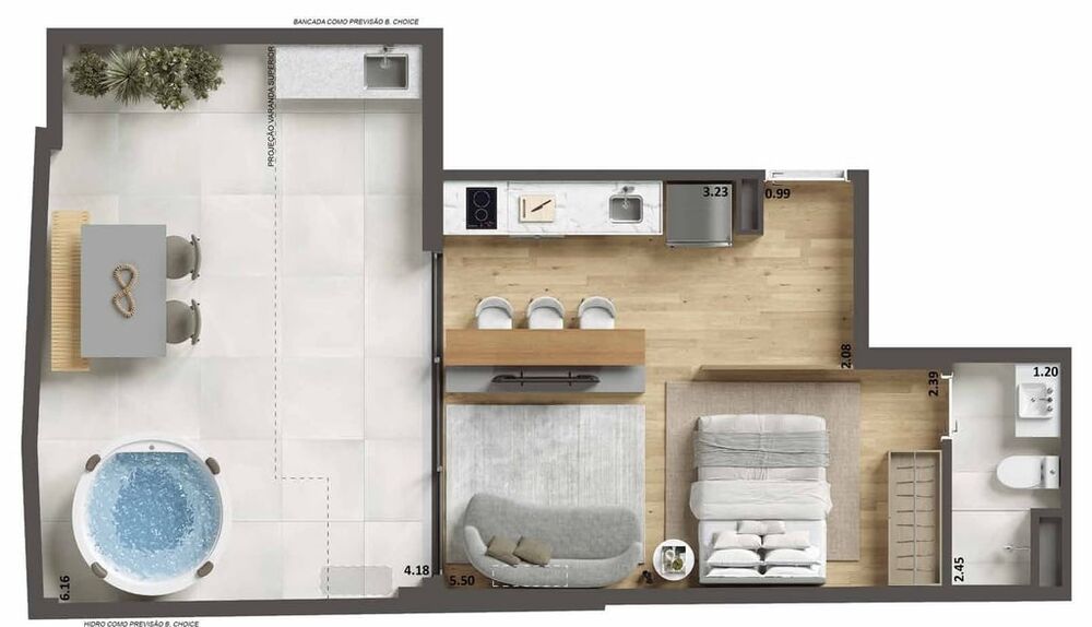 Cobertura à venda com 2 quartos, 73m² - Foto 14