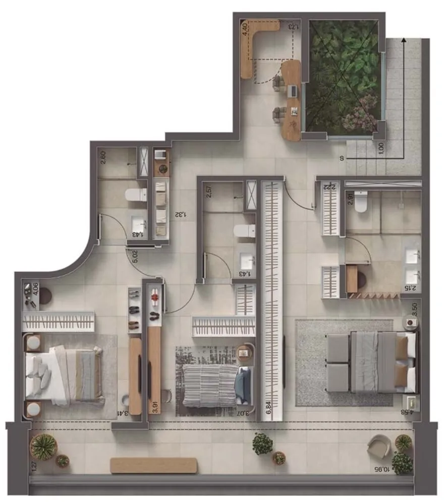 Apartamento, 4 quartos, 321 m² - Foto 9