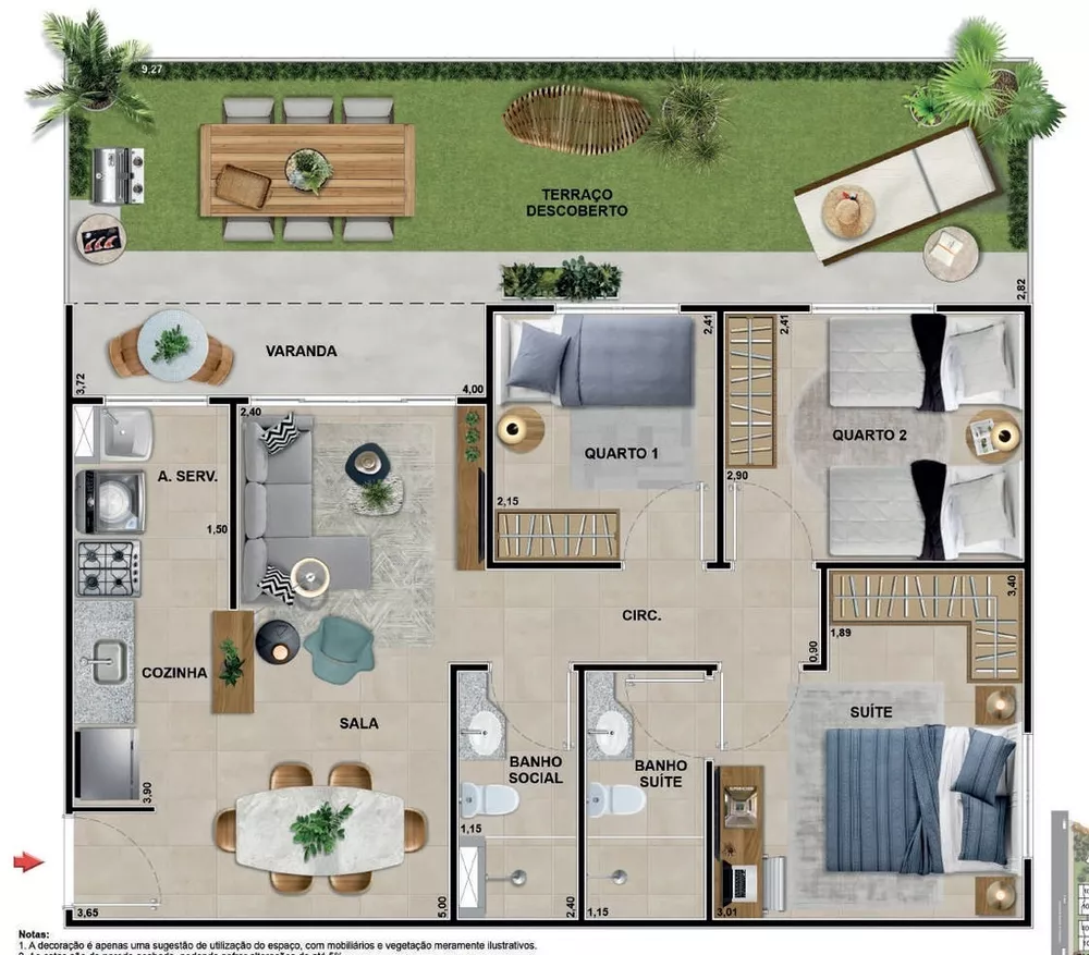 Cobertura, 2 quartos, 121 m² - Foto 29