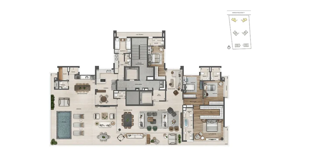 Apartamento, 4 quartos, 268 m² - Foto 27