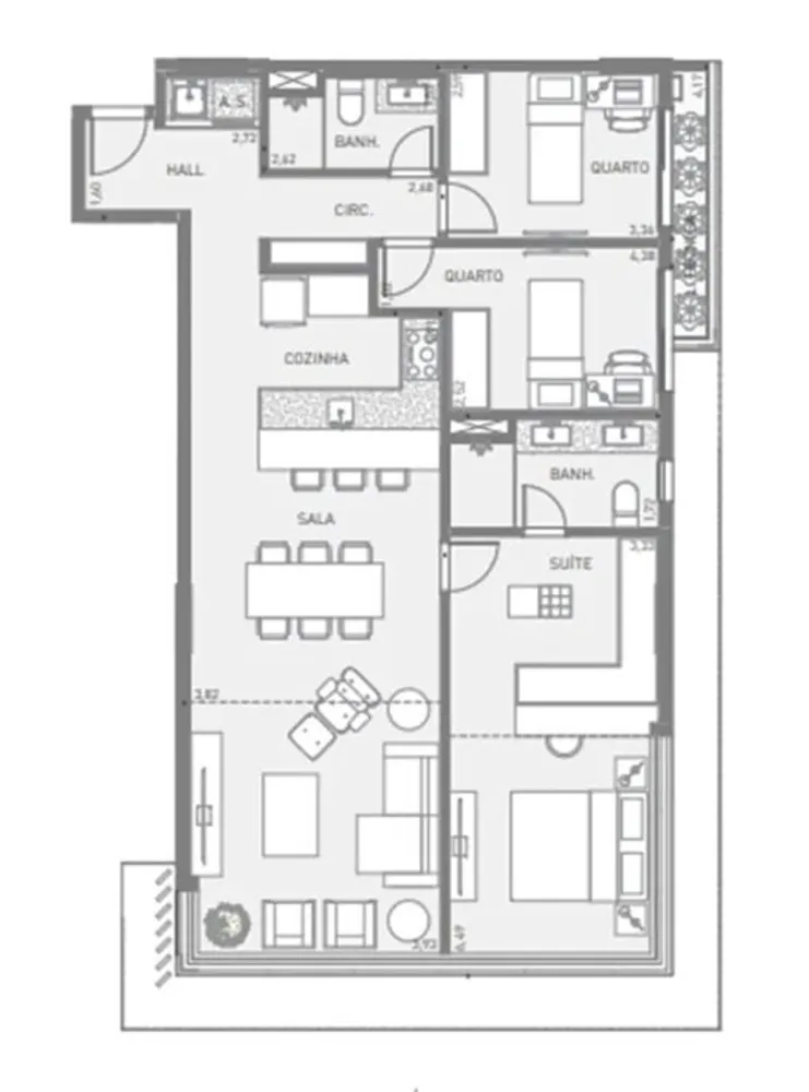 Cobertura, 3 quartos, 72 m² - Foto 19
