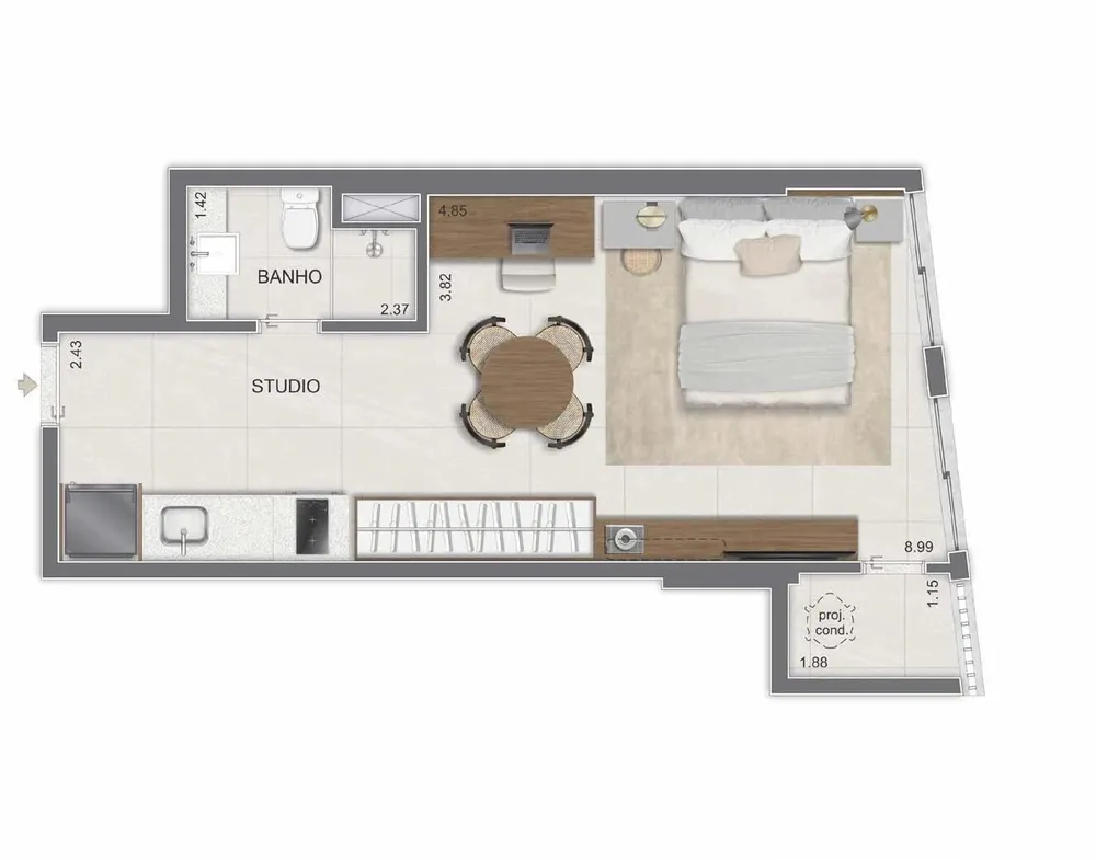 Cobertura, 2 quartos, 92 m² - Foto 30