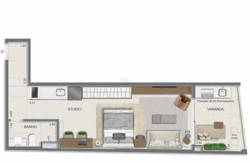 Cobertura, 2 quartos, 92 m² - Foto 28