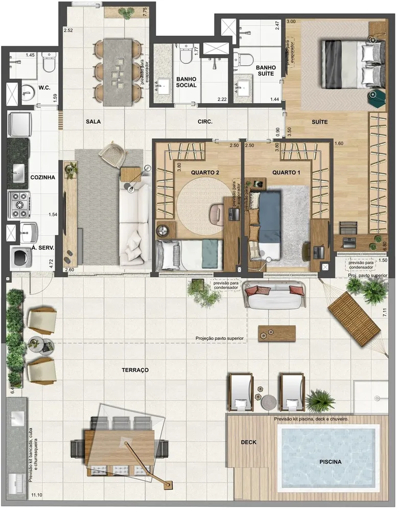 Apartamento, 3 quartos, 89 m² - Foto 34