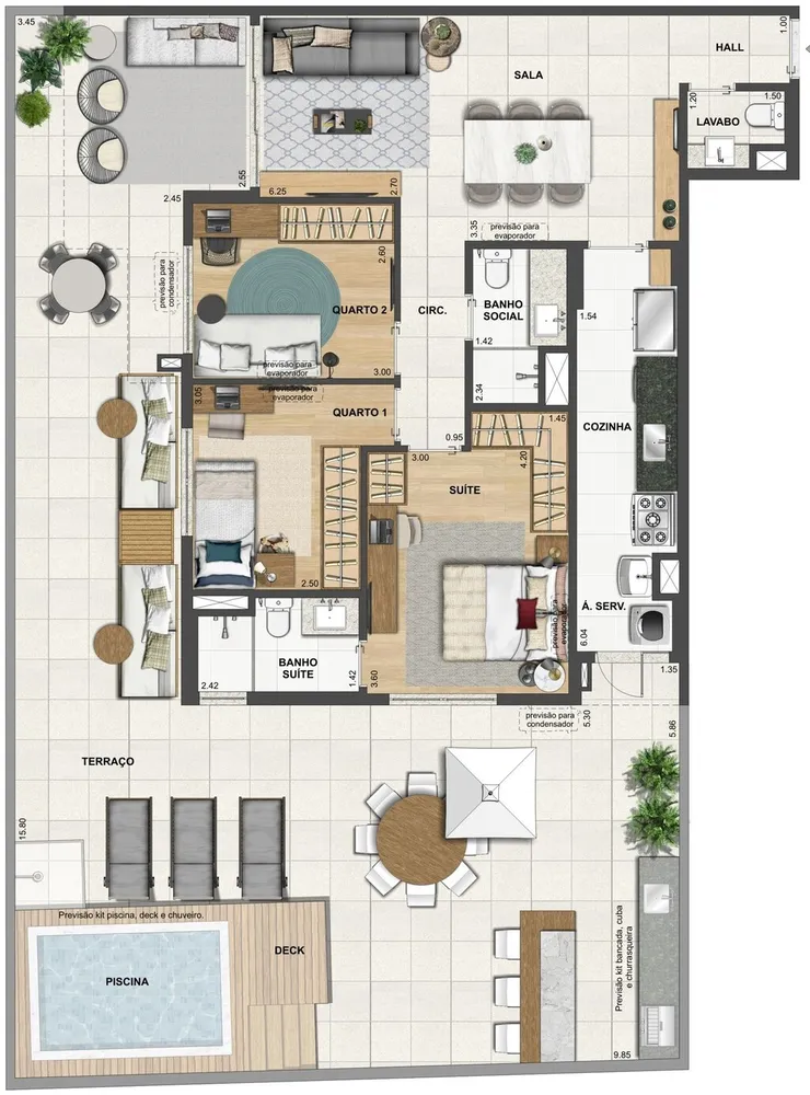 Apartamento, 3 quartos, 89 m² - Foto 36