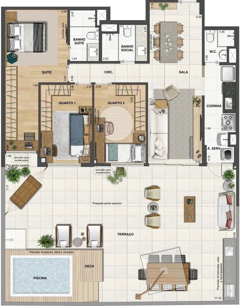 Apartamento, 3 quartos, 89 m² - Foto 32