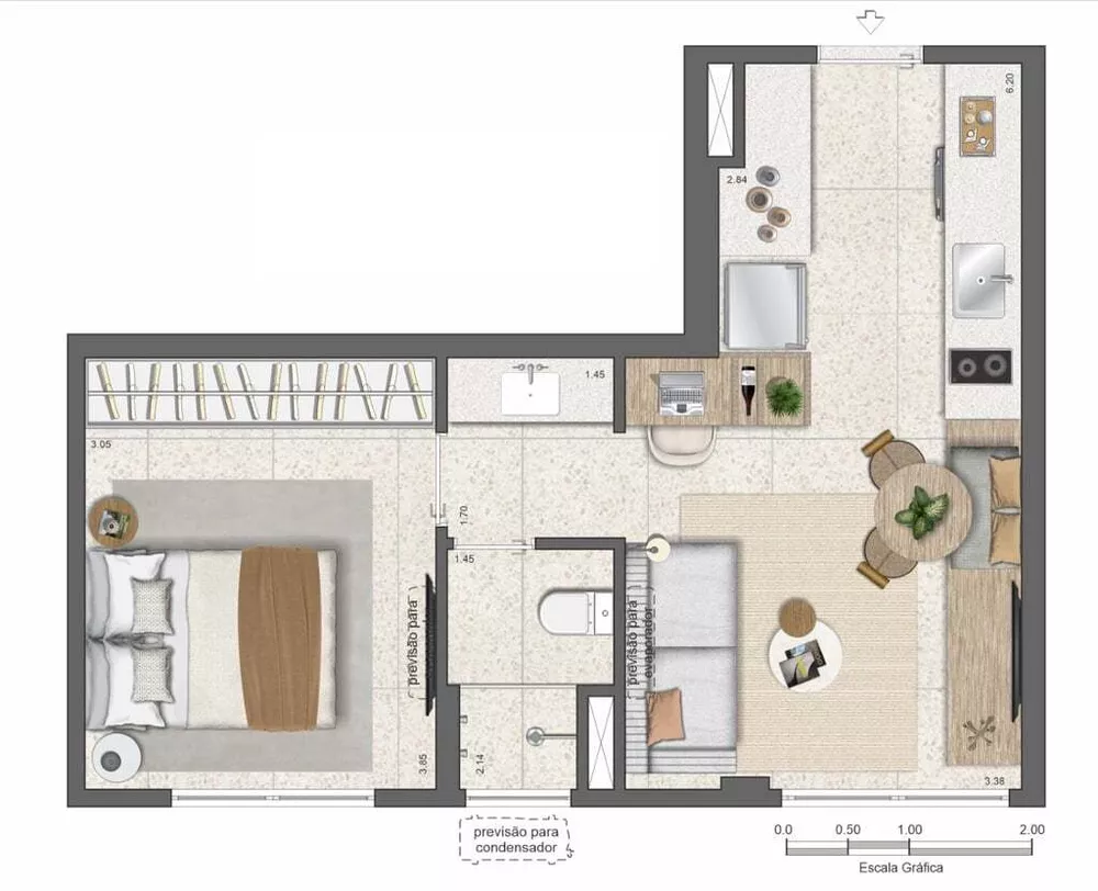 Apartamento, 1 quarto, 30 m² - Foto 8