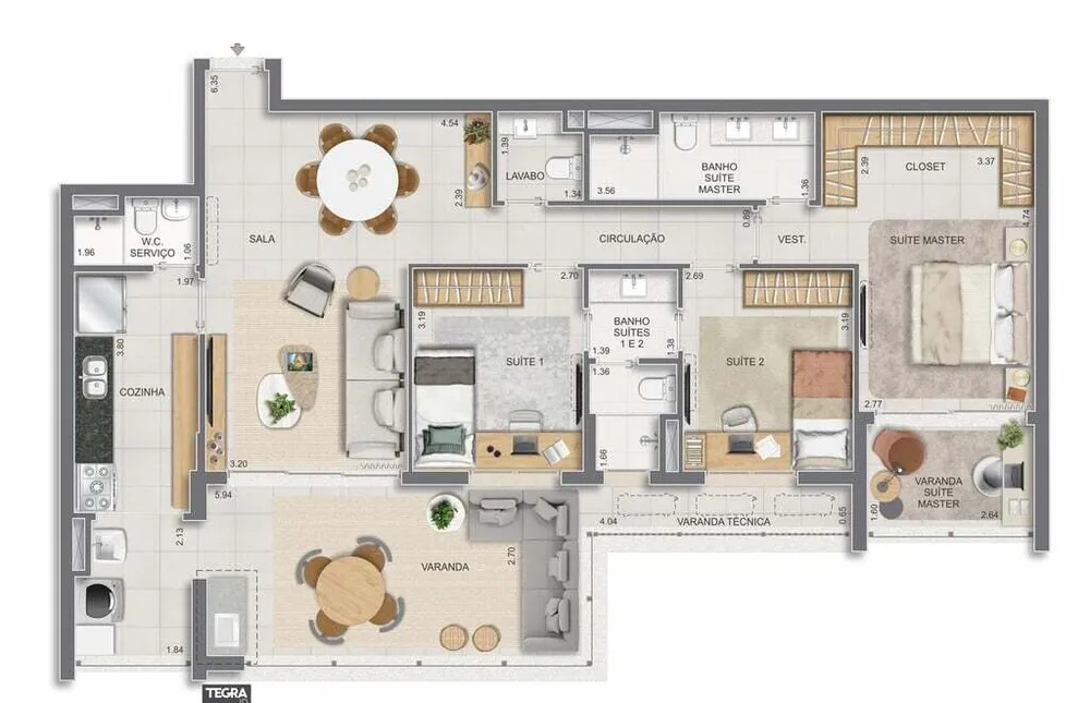 Cobertura, 4 quartos, 301 m² - Foto 127