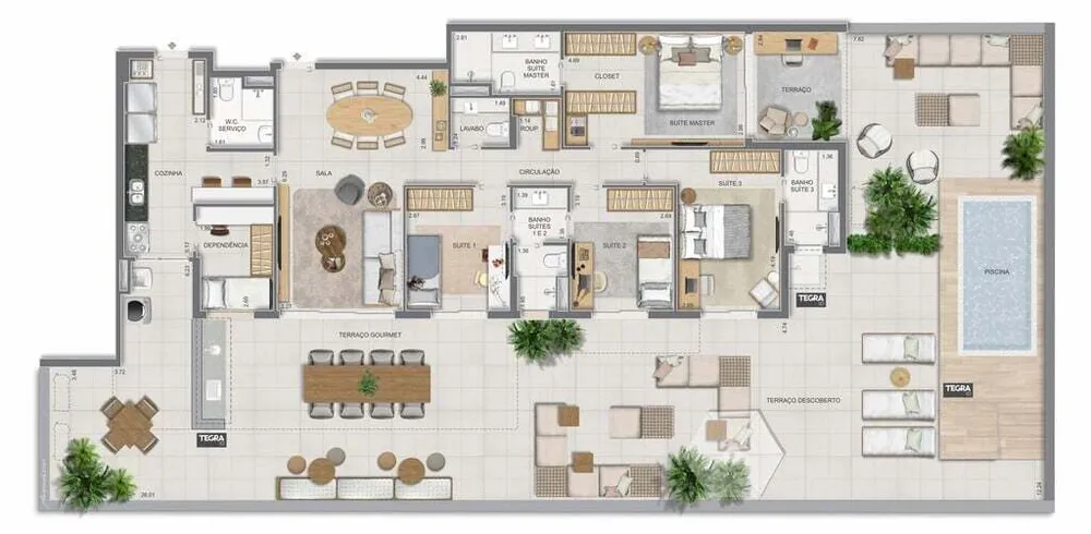 Cobertura, 4 quartos, 301 m² - Foto 202