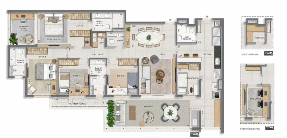 Cobertura, 4 quartos, 301 m² - Foto 139
