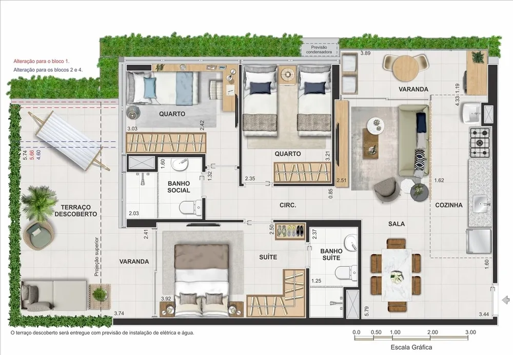 Apartamento, 2 quartos, 60 m² - Foto 115