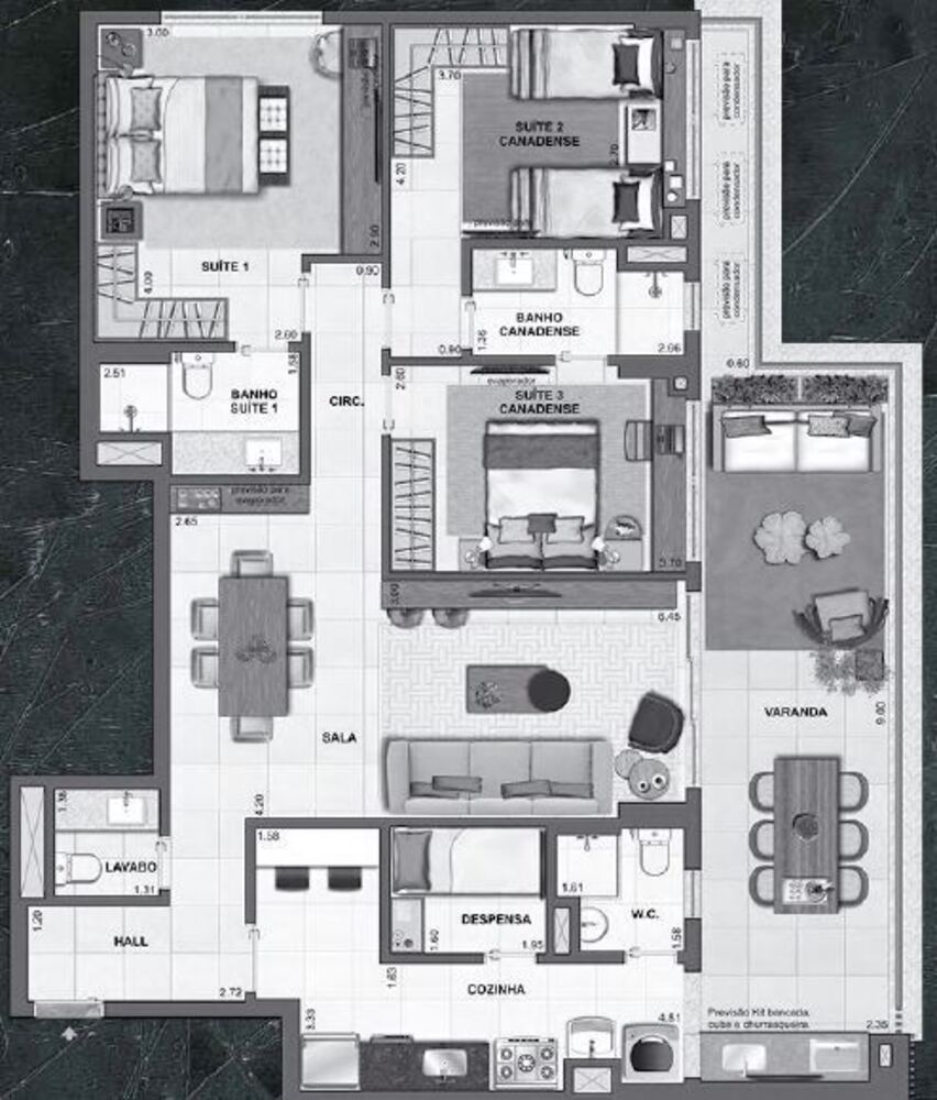 Apartamento, 2 quartos, 97 m² - Foto 55