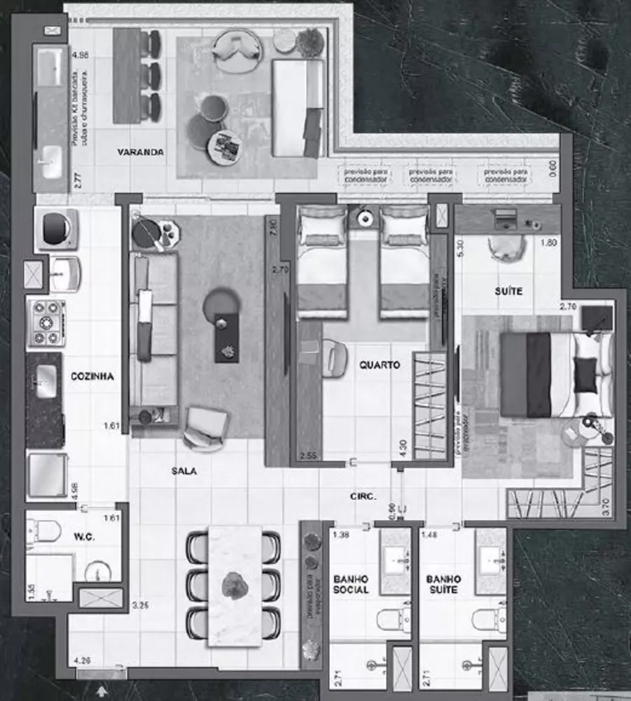 Apartamento, 2 quartos, 97 m² - Foto 27