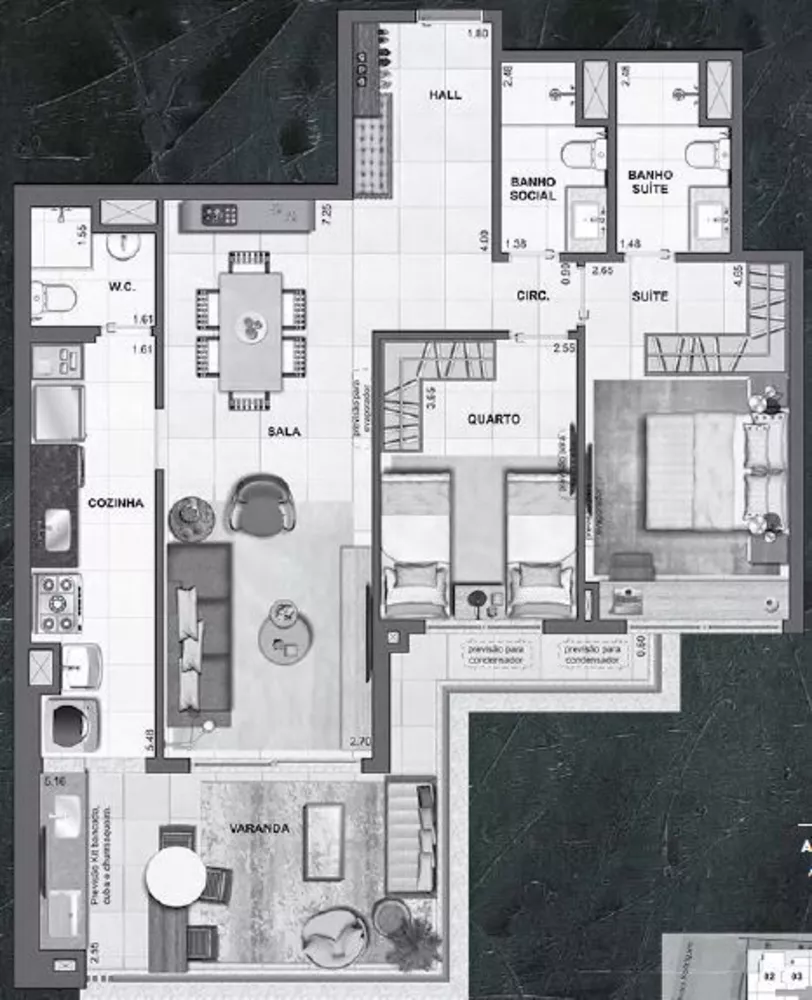 Apartamento, 2 quartos, 97 m² - Foto 36