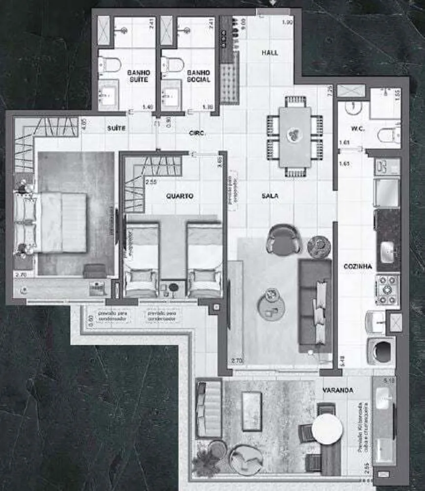 Apartamento, 2 quartos, 97 m² - Foto 48