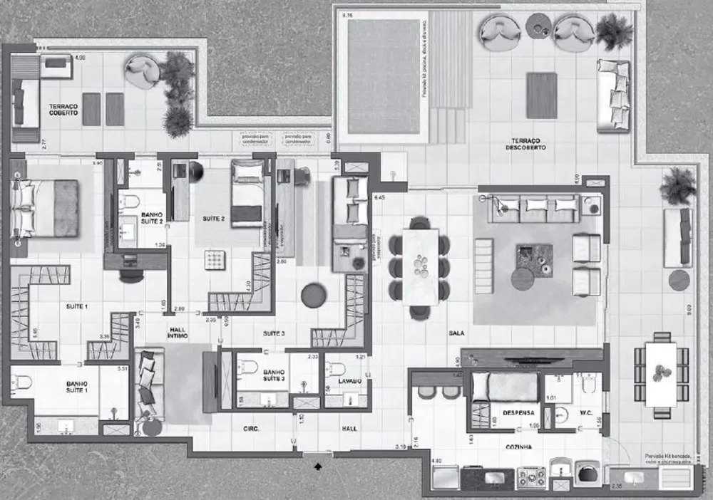 Apartamento, 2 quartos, 97 m² - Foto 100
