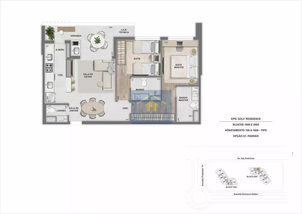 Apartamento, 3 quartos, 116 m² - Foto 3