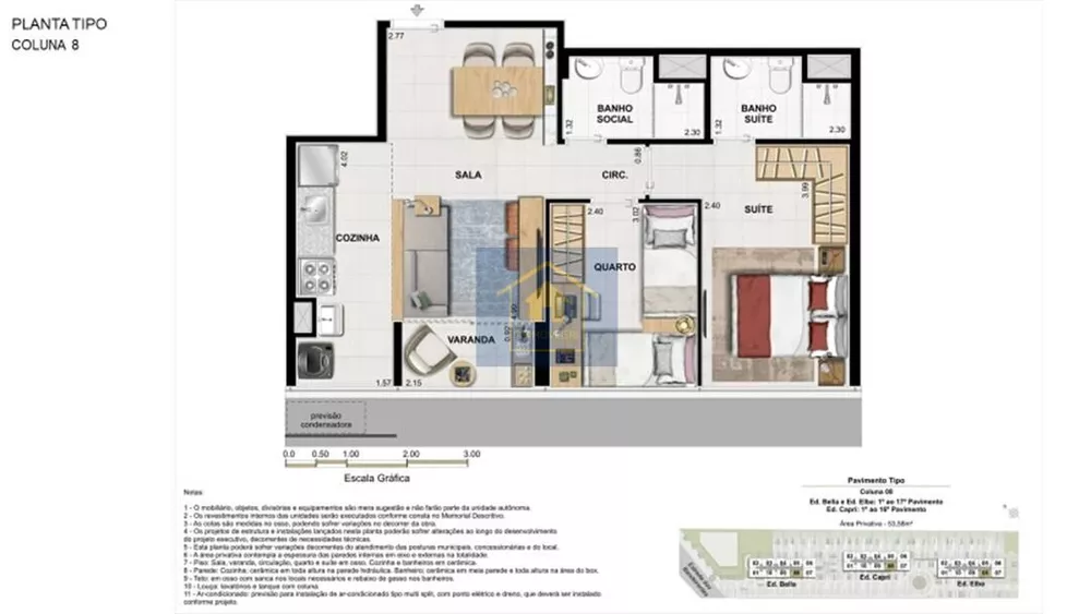 Apartamento, 2 quartos, 53 m² - Foto 13