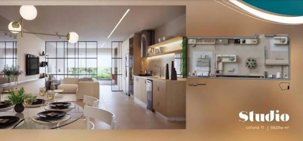 Apartamento, 1 quarto, 58 m² - Foto 5