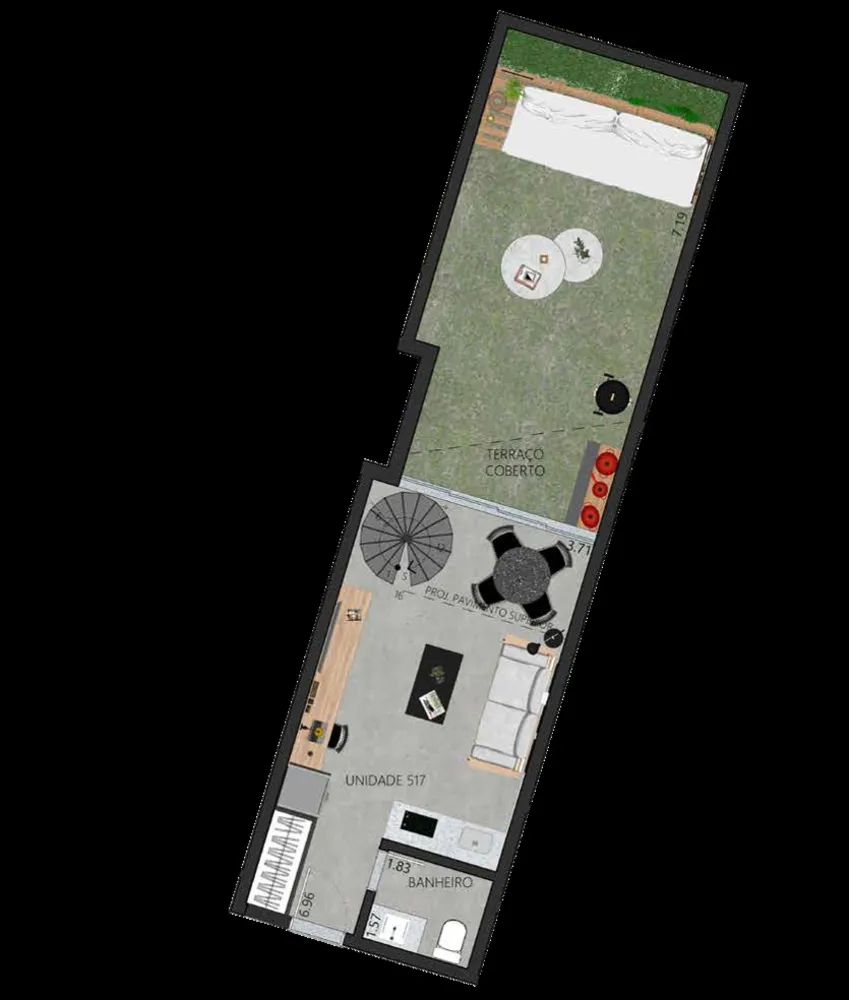 Apartamento, 1 quarto, 58 m² - Foto 39