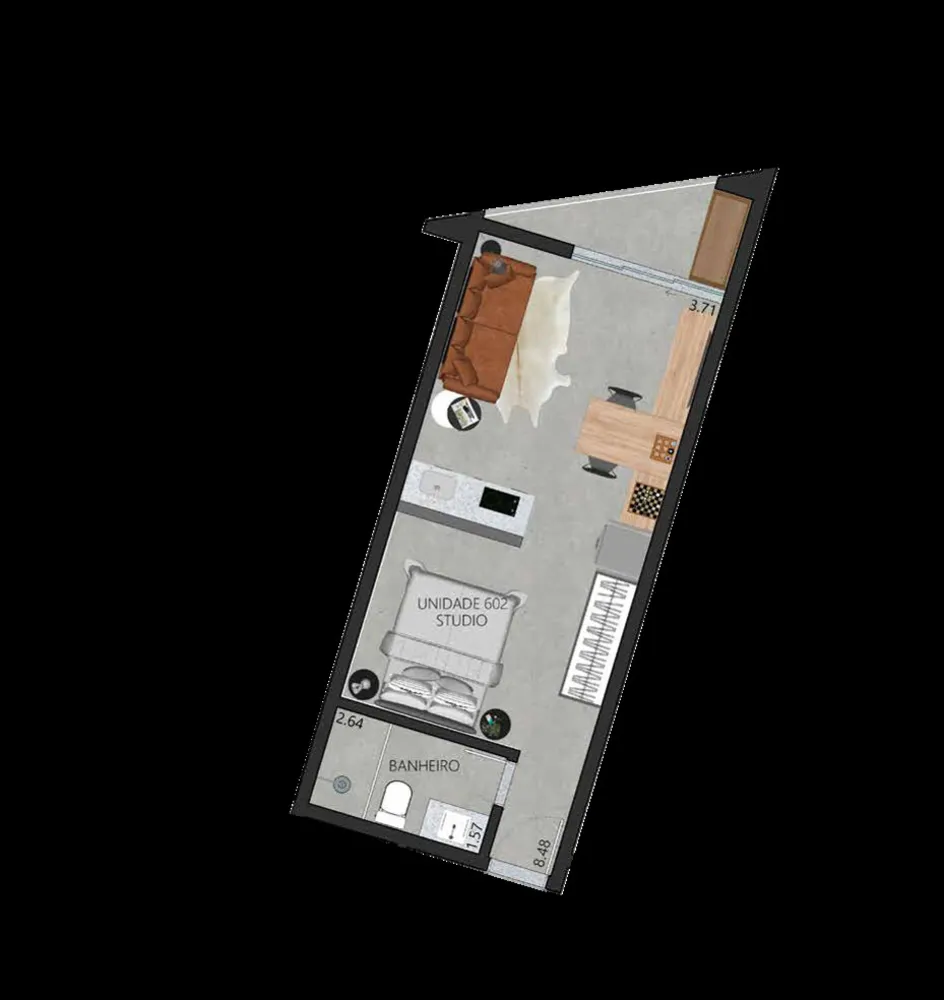 Apartamento, 1 quarto, 58 m² - Foto 45