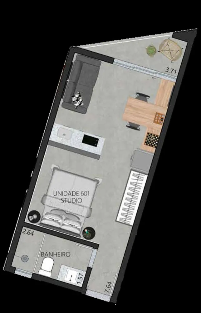 Apartamento, 1 quarto, 58 m² - Foto 44