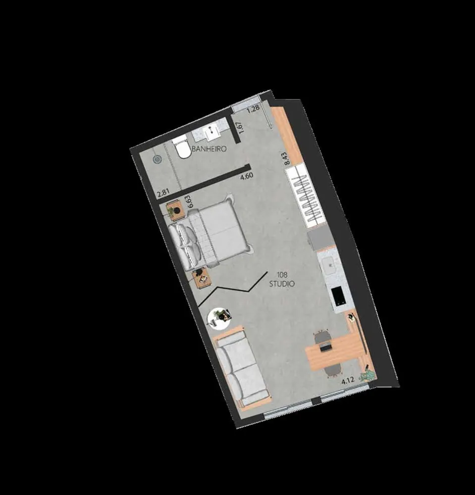 Apartamento, 1 quarto, 58 m² - Foto 29