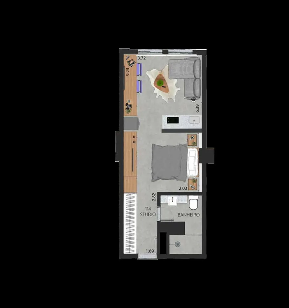 Apartamento, 1 quarto, 58 m² - Foto 35