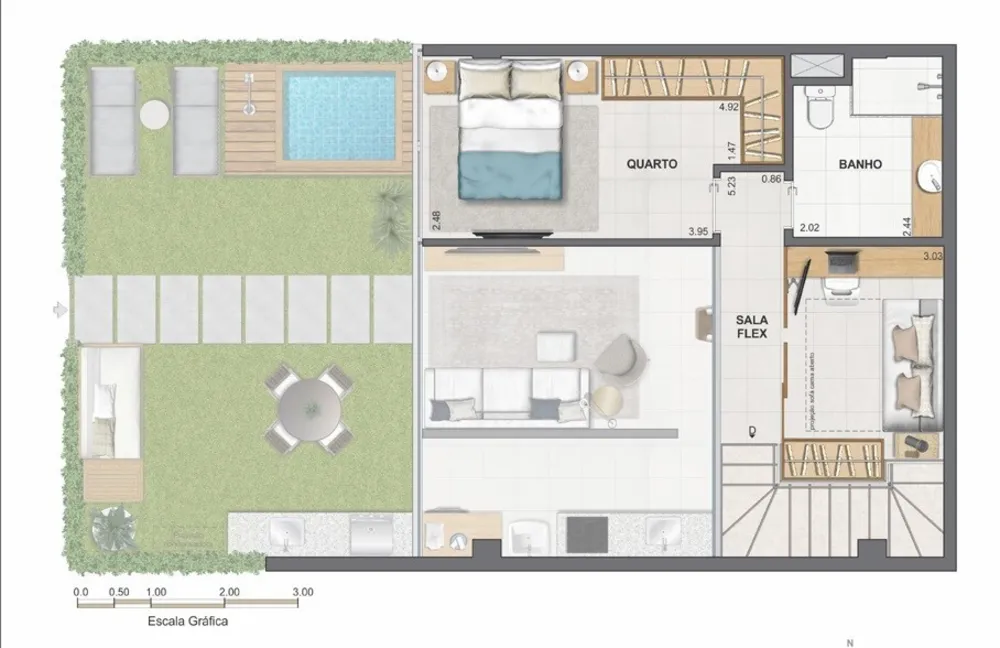 Apartamento, 2 quartos, 61 m² - Foto 48