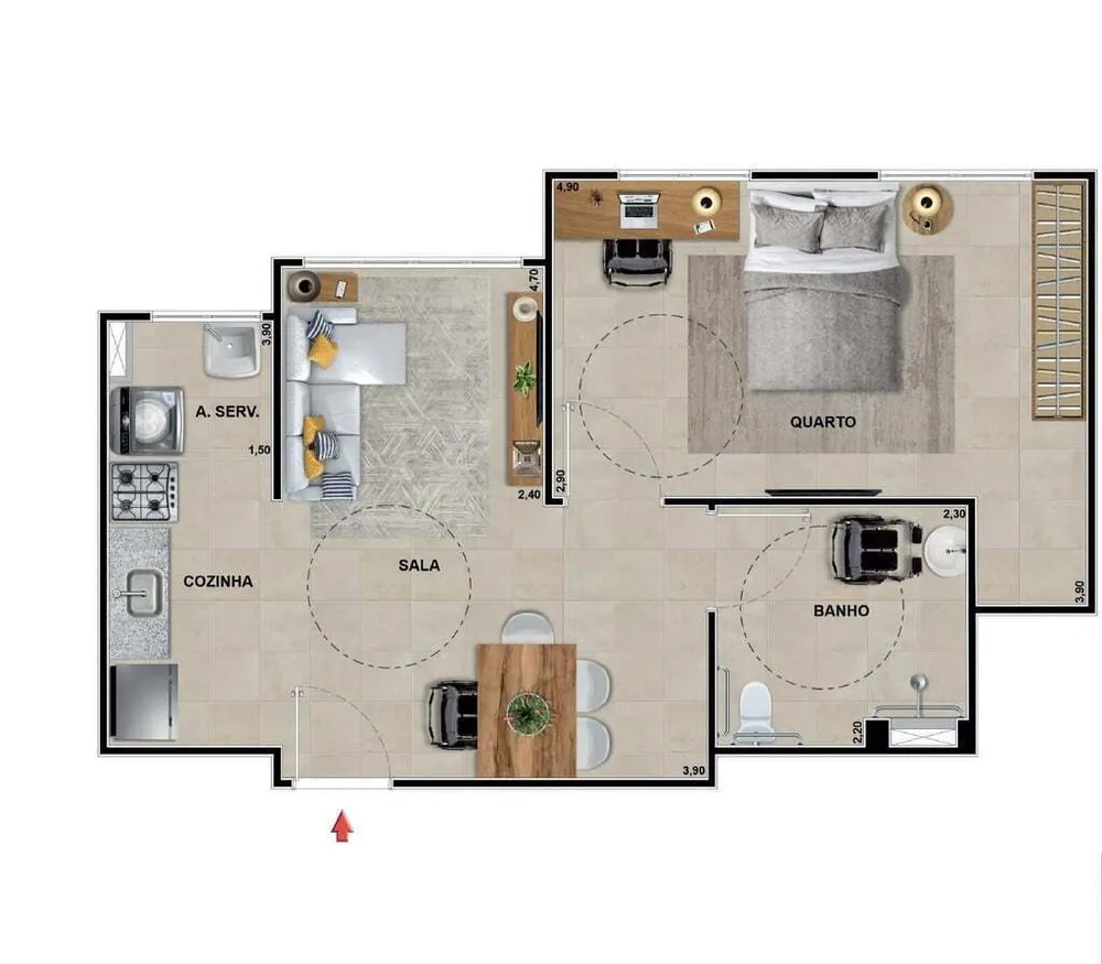 Apartamento, 3 quartos, 87 m² - Foto 80