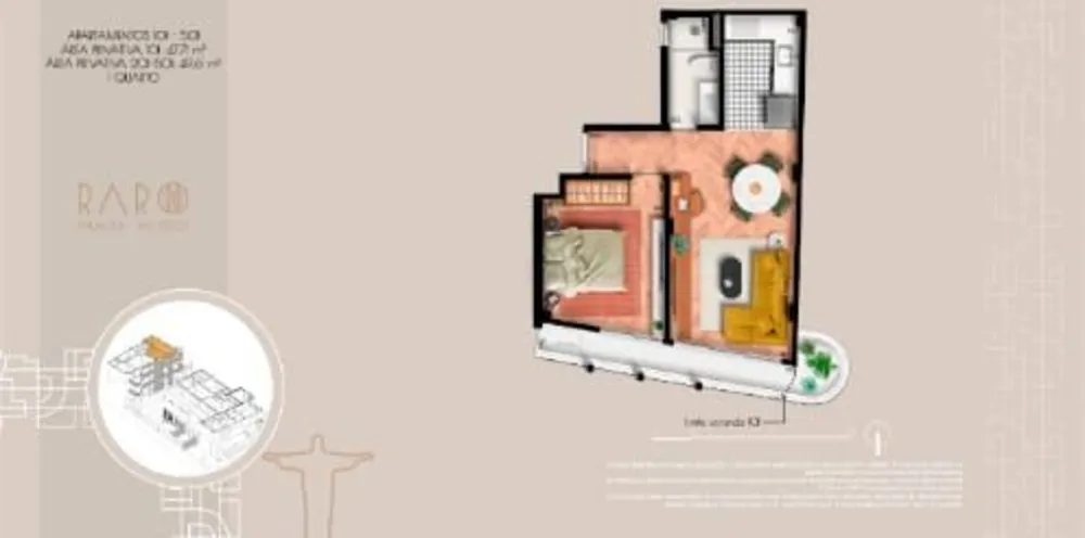 Apartamento, 3 quartos, 51 m² - Foto 59