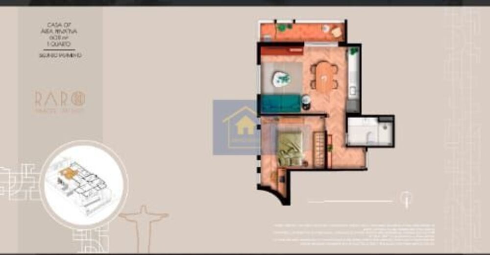 Apartamento, 3 quartos, 51 m² - Foto 1