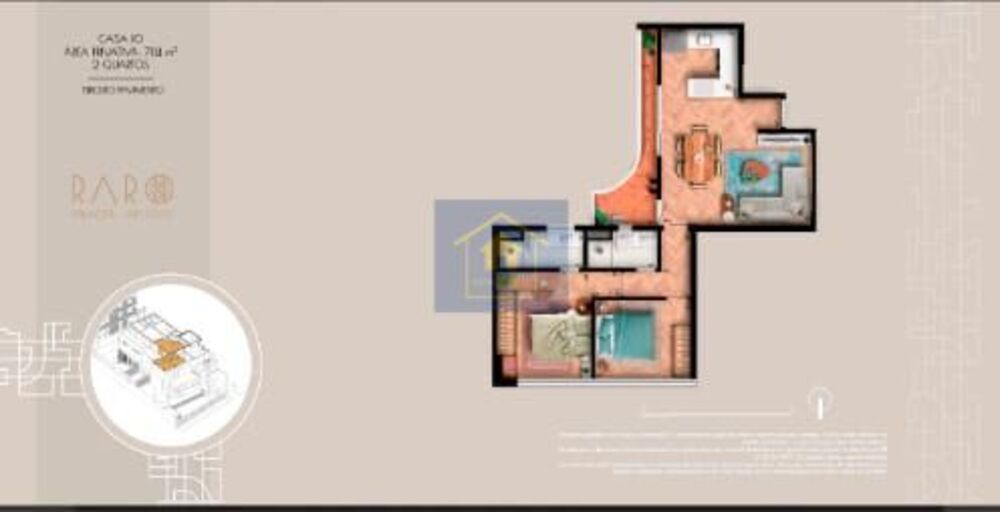 Apartamento, 3 quartos, 51 m² - Foto 6