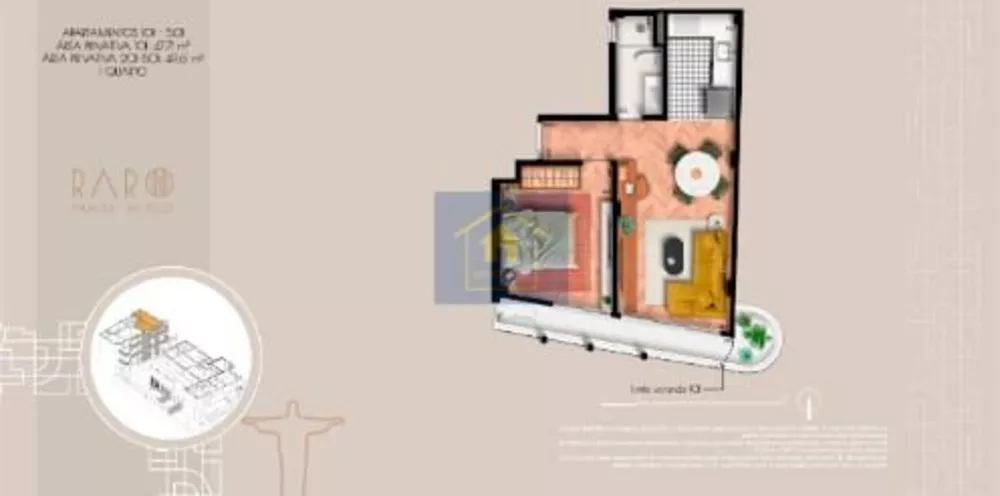 Apartamento, 3 quartos, 51 m² - Foto 22