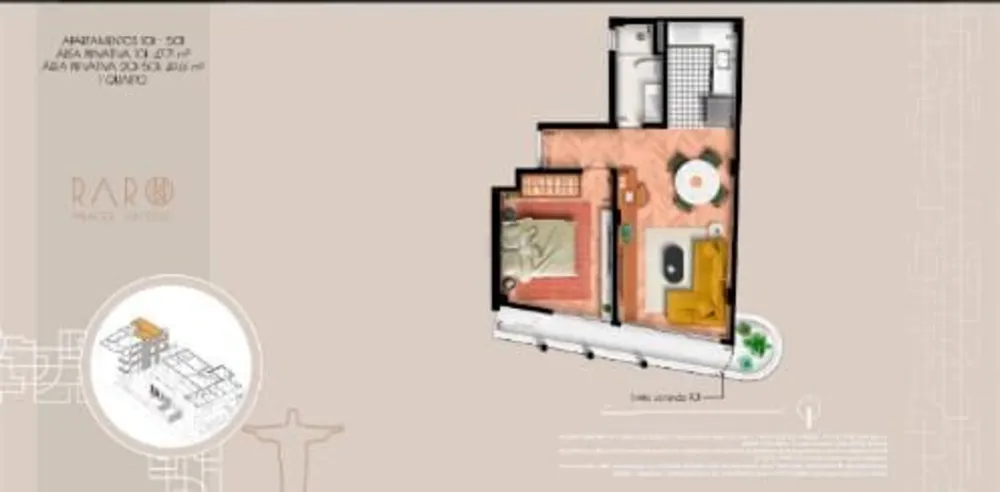 Apartamento, 3 quartos, 51 m² - Foto 68