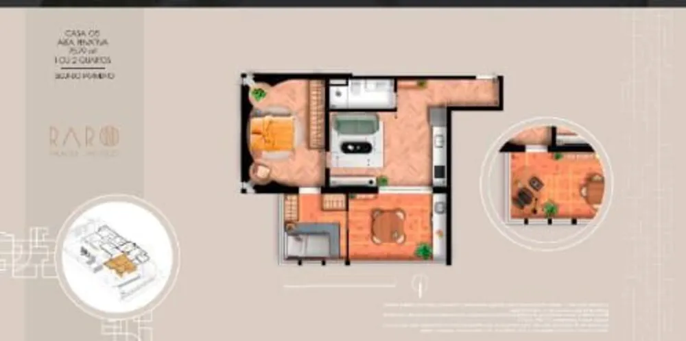 Apartamento, 3 quartos, 51 m² - Foto 61