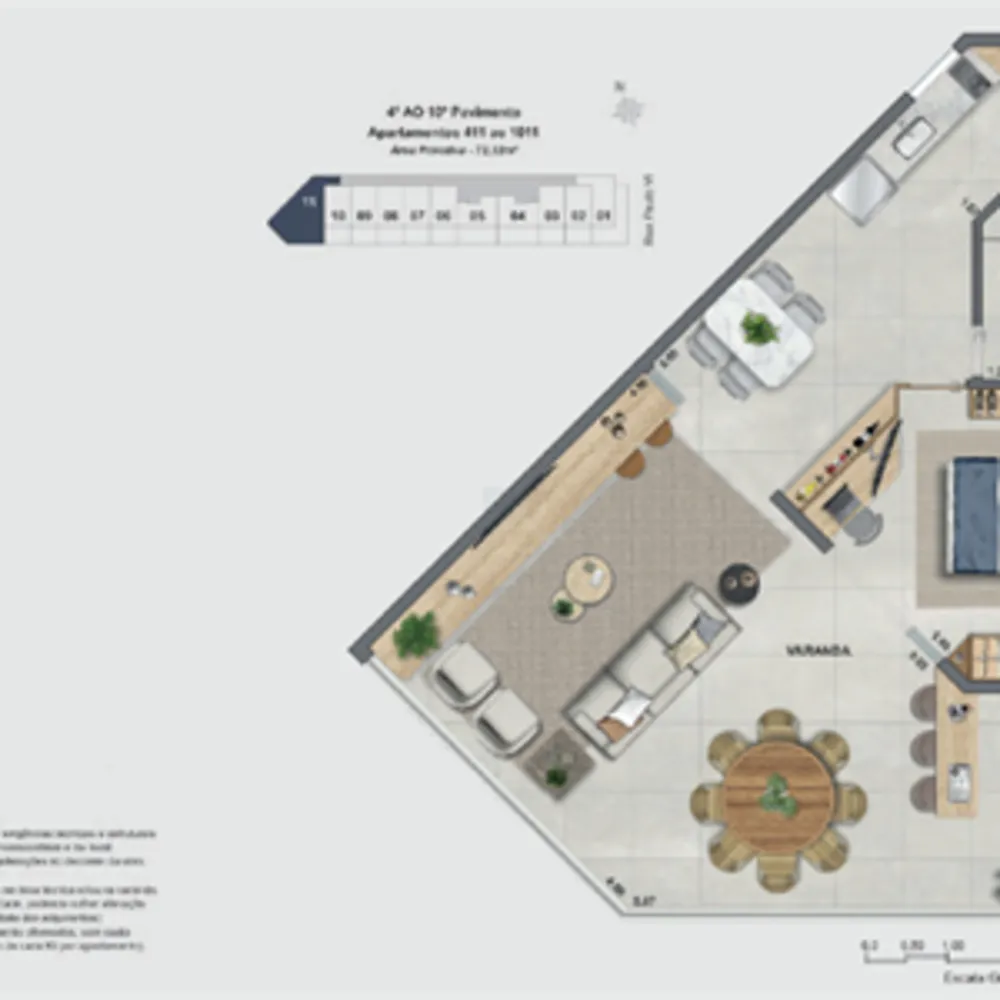 Apartamento, 1 quarto, 39 m² - Foto 79
