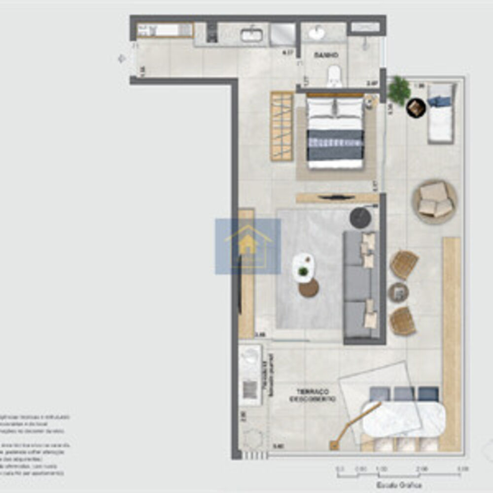 Apartamento à venda com 1 quarto, 39m² - Foto 10