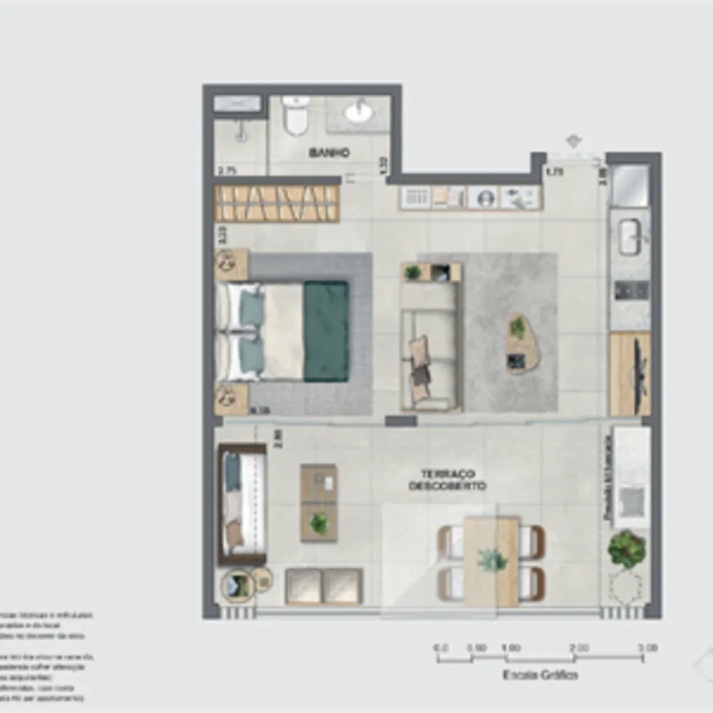 Apartamento, 1 quarto, 39 m² - Foto 82