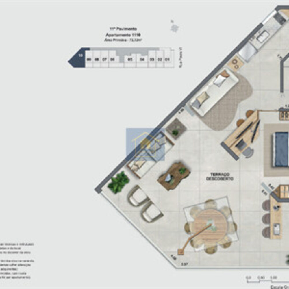 Apartamento à venda com 1 quarto, 39m² - Foto 12