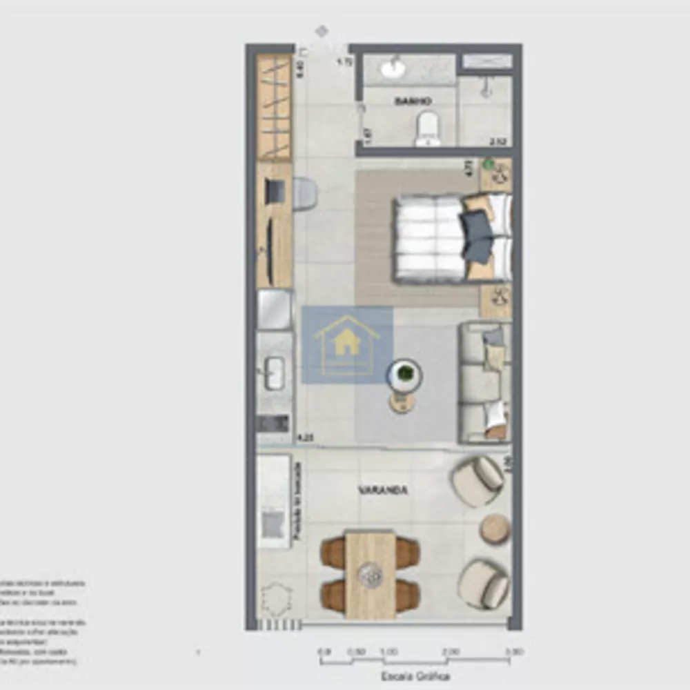 Apartamento, 1 quarto, 39 m² - Foto 13