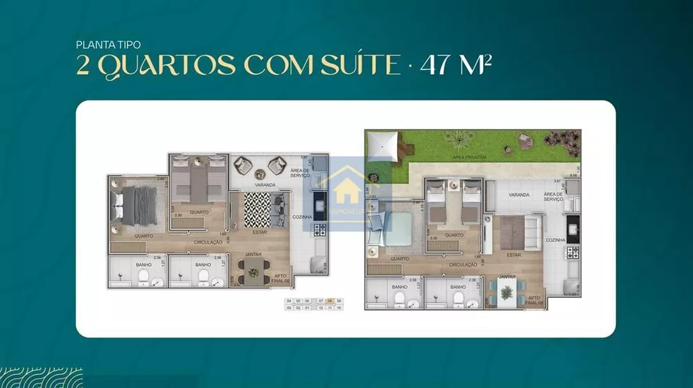 Apartamento, 2 quartos, 47 m² - Foto 4