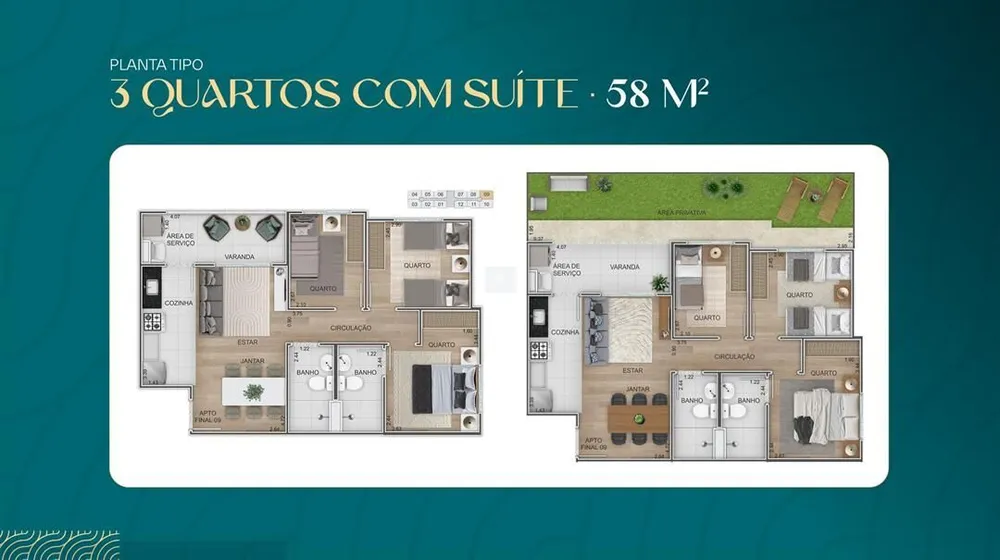 Apartamento, 2 quartos, 47 m² - Foto 99