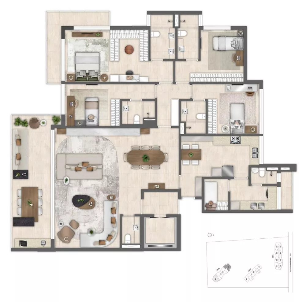 Cobertura, 4 quartos, 290 m² - Foto 72